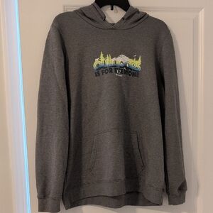 Columbia Gray Hoodie with Outdoor Graphic